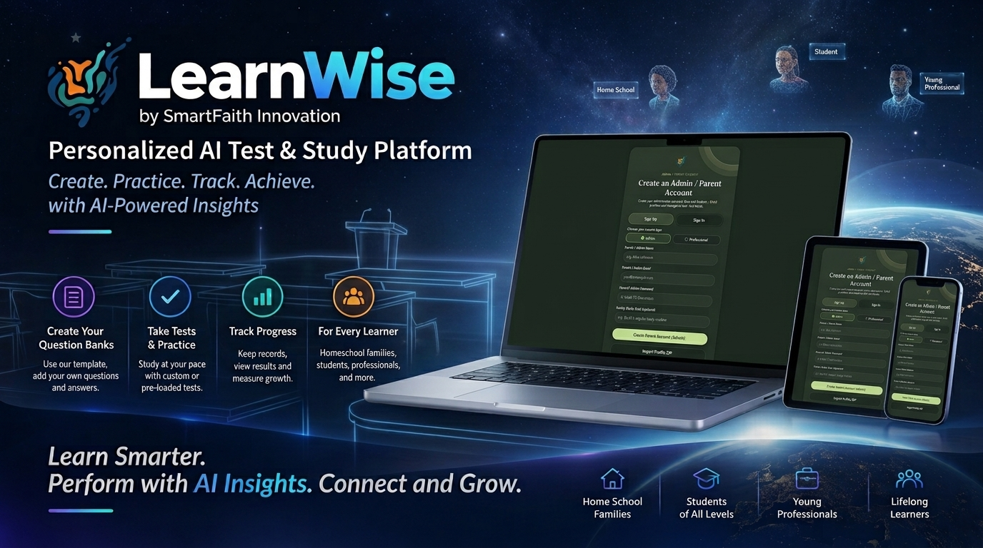 LearnWise by SmartFaith Innovation, a personalized test and study platform
